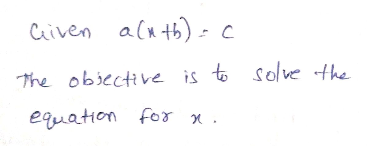 Algebra homework question answer, step 1, image 1